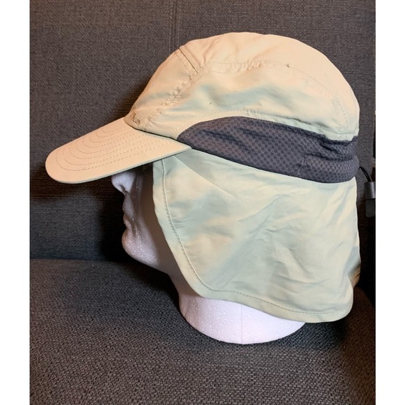 LL Bean Tan Hat Cap Hunting Fishing Duck Bill Safari Mens Sz Medium #506360 EUC! - Picture 4 of 9